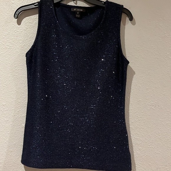 ST. John Wool blend knit top /blouse with sequins NWOT size XS - Picture 1 of 7